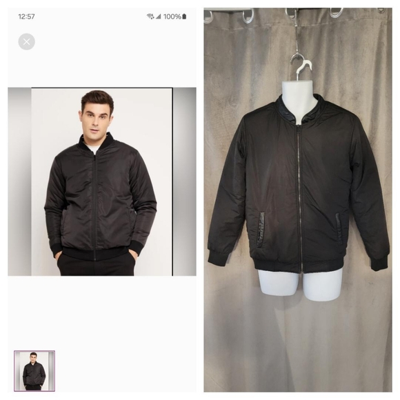 Zara Mens Size medium Bomber style coat - Picture 1 of 2